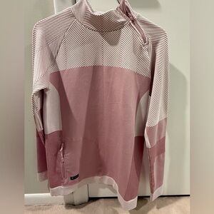 Pink and White Golf Chevron Sweater